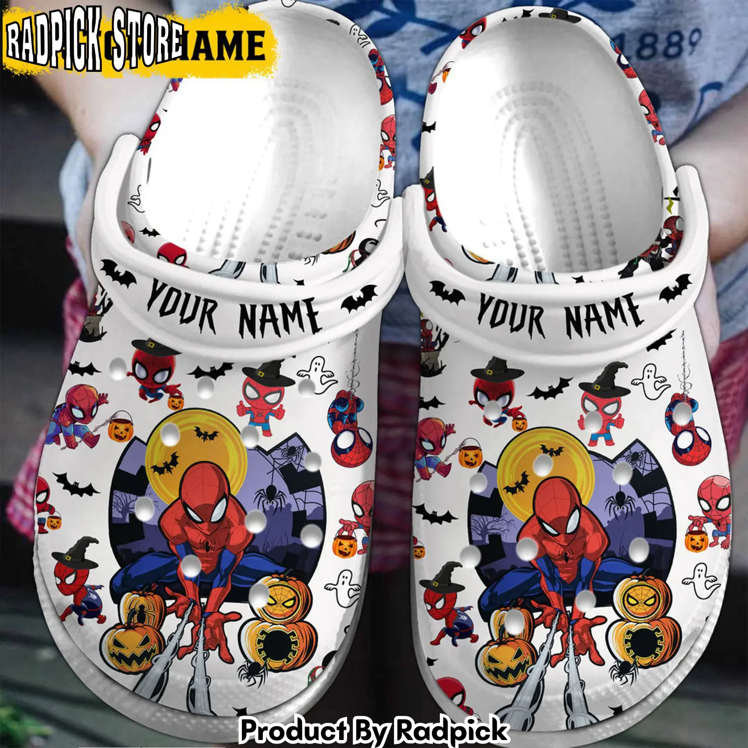 Radpick spider man movie cartoon clogs shoes comfortable for men women zj4 rp6521361